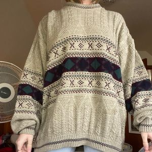 vintage oversized sweater